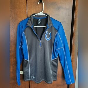 New Era Indianapolis Colts 1/4 Zip Pull Over Mens Sz  M